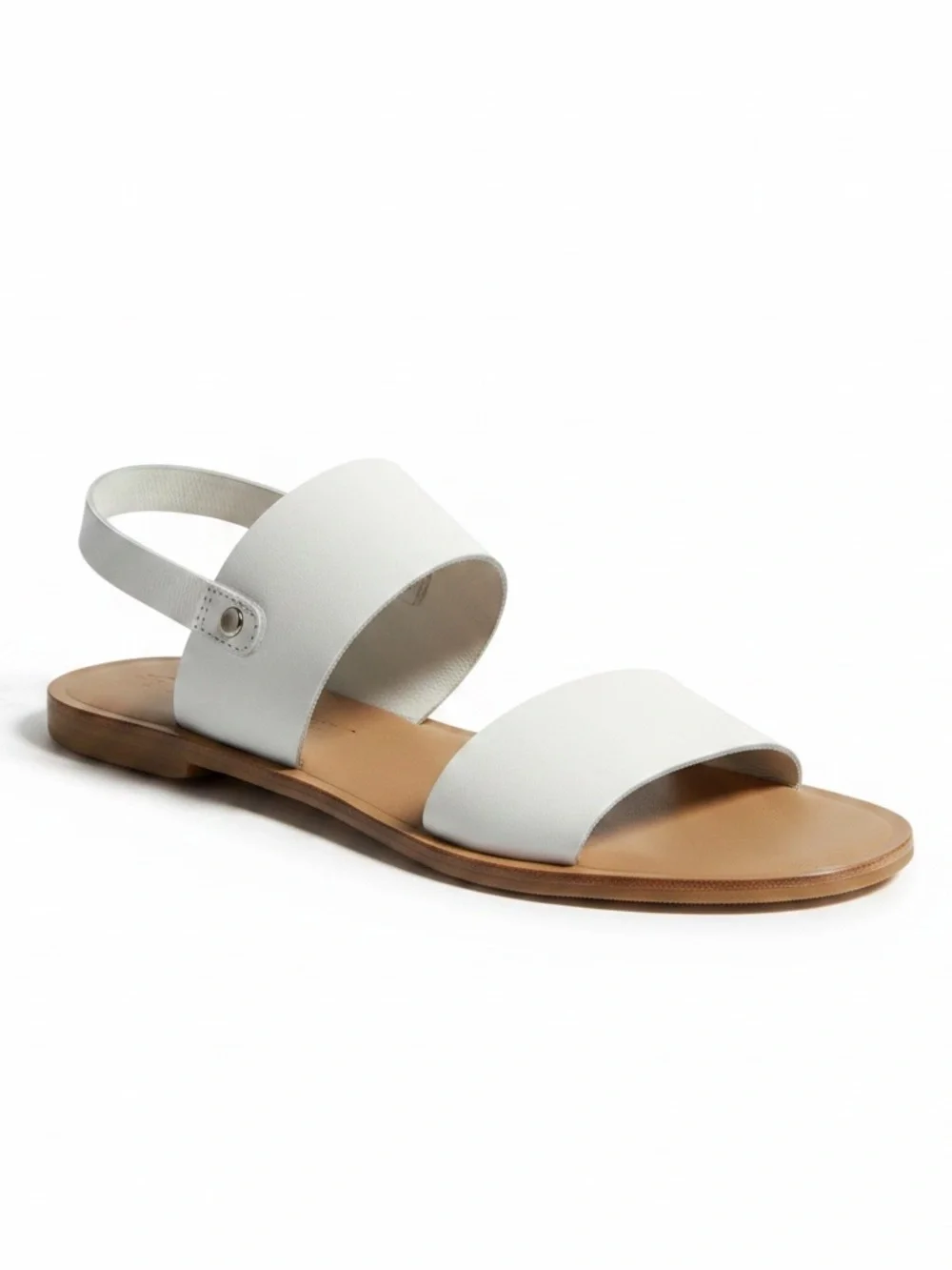 ASOS white leather sandals Sz 6
